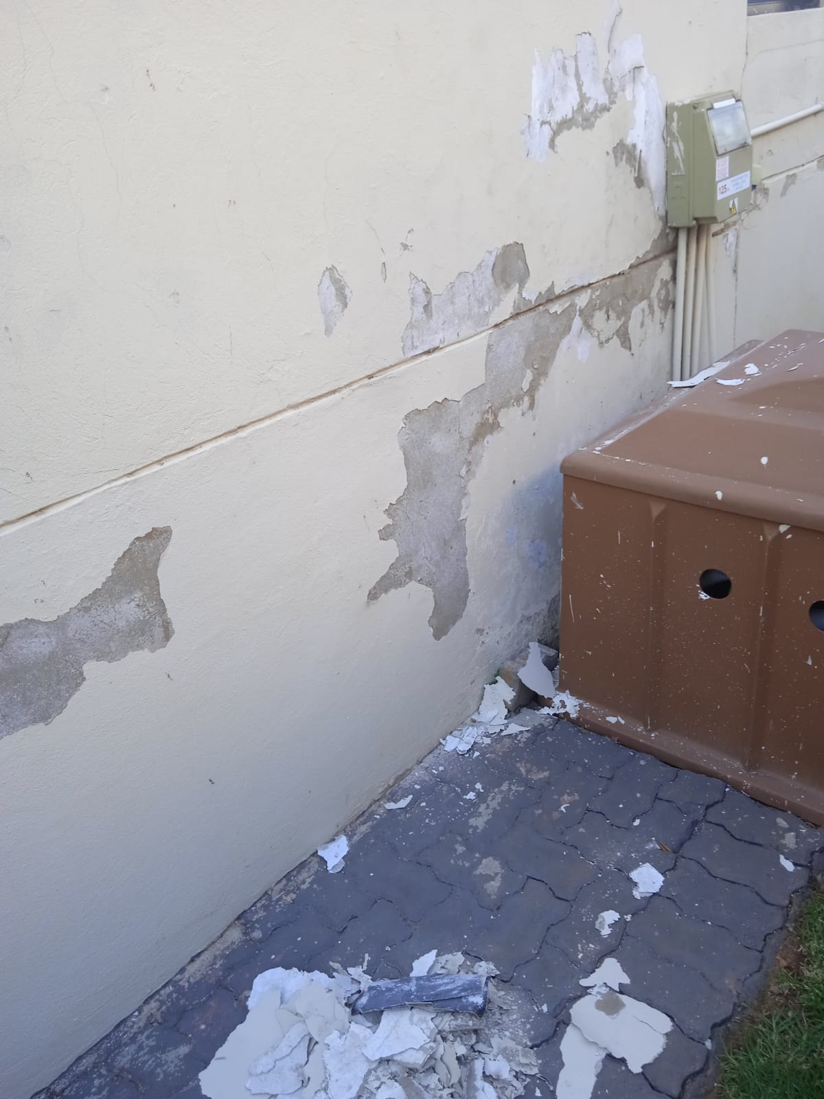 Damp proofing site photo from WhatsApp